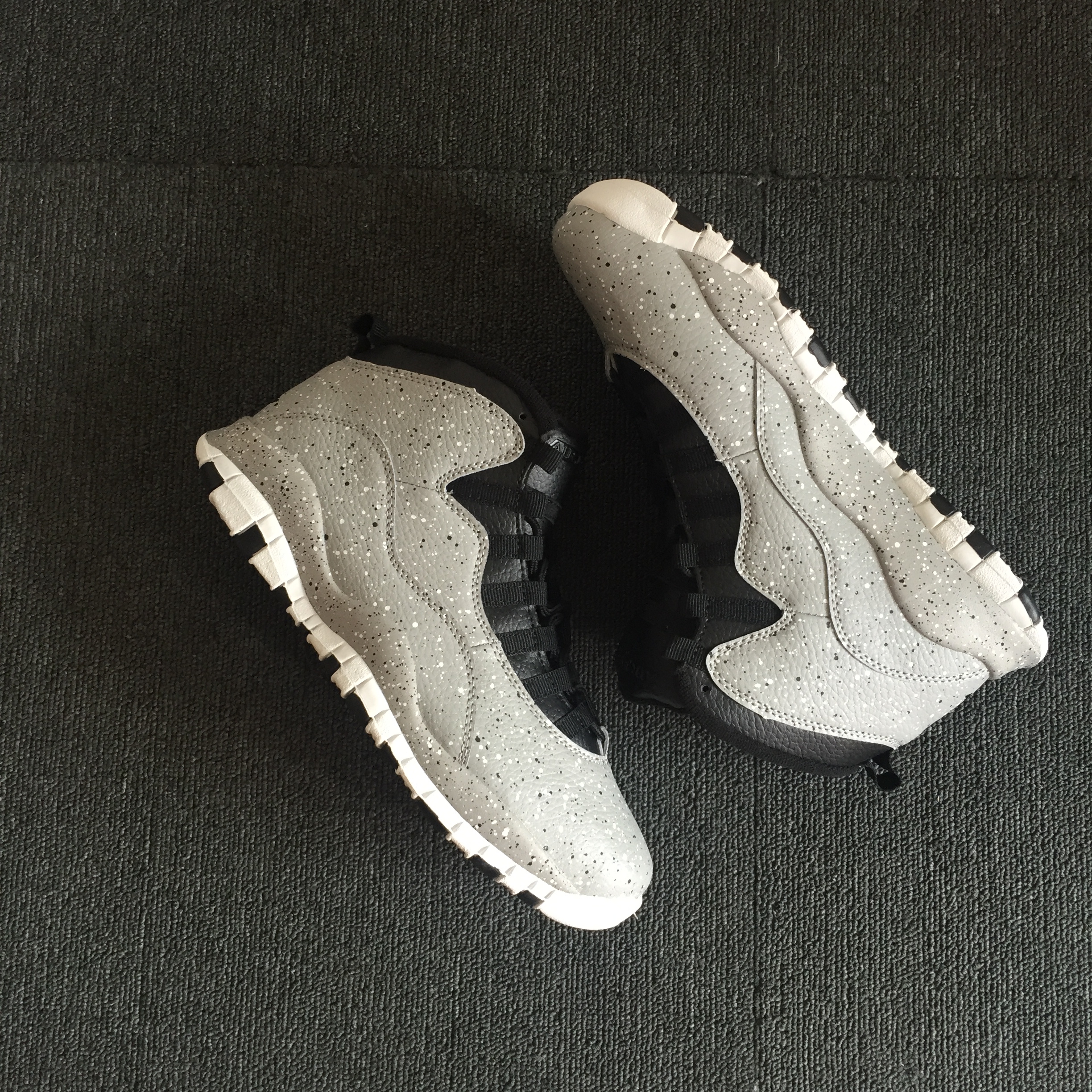 New Air Jordan 10 Retro Grey Black